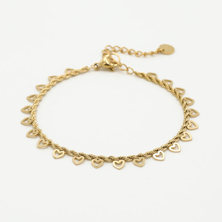 Enkelbandje | Shiny Open Heart