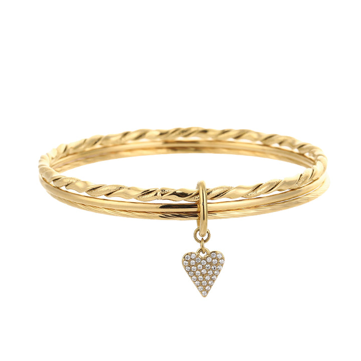 Bangle | Set Amore Heart