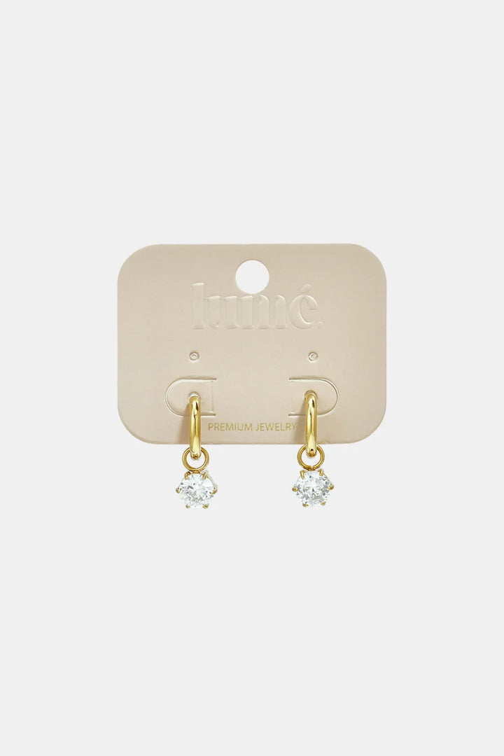Oorbellen | Elegant Sparkle Round