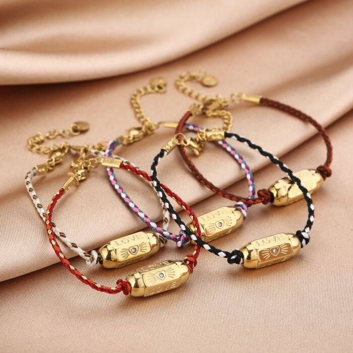 Armband Bullet Love Zwart