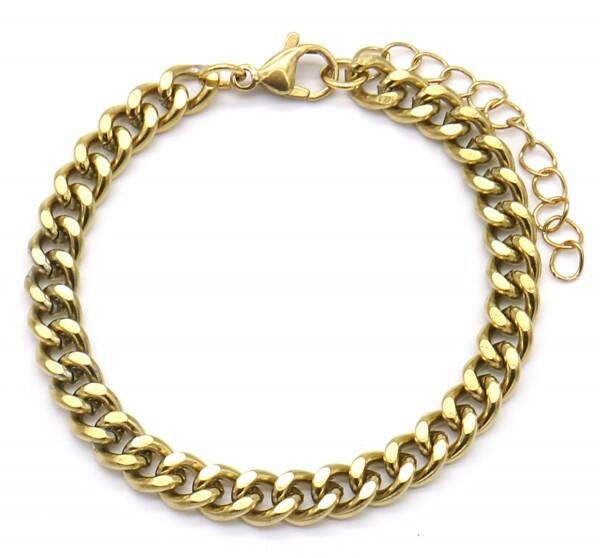 Armband Chunky Chain Goud
