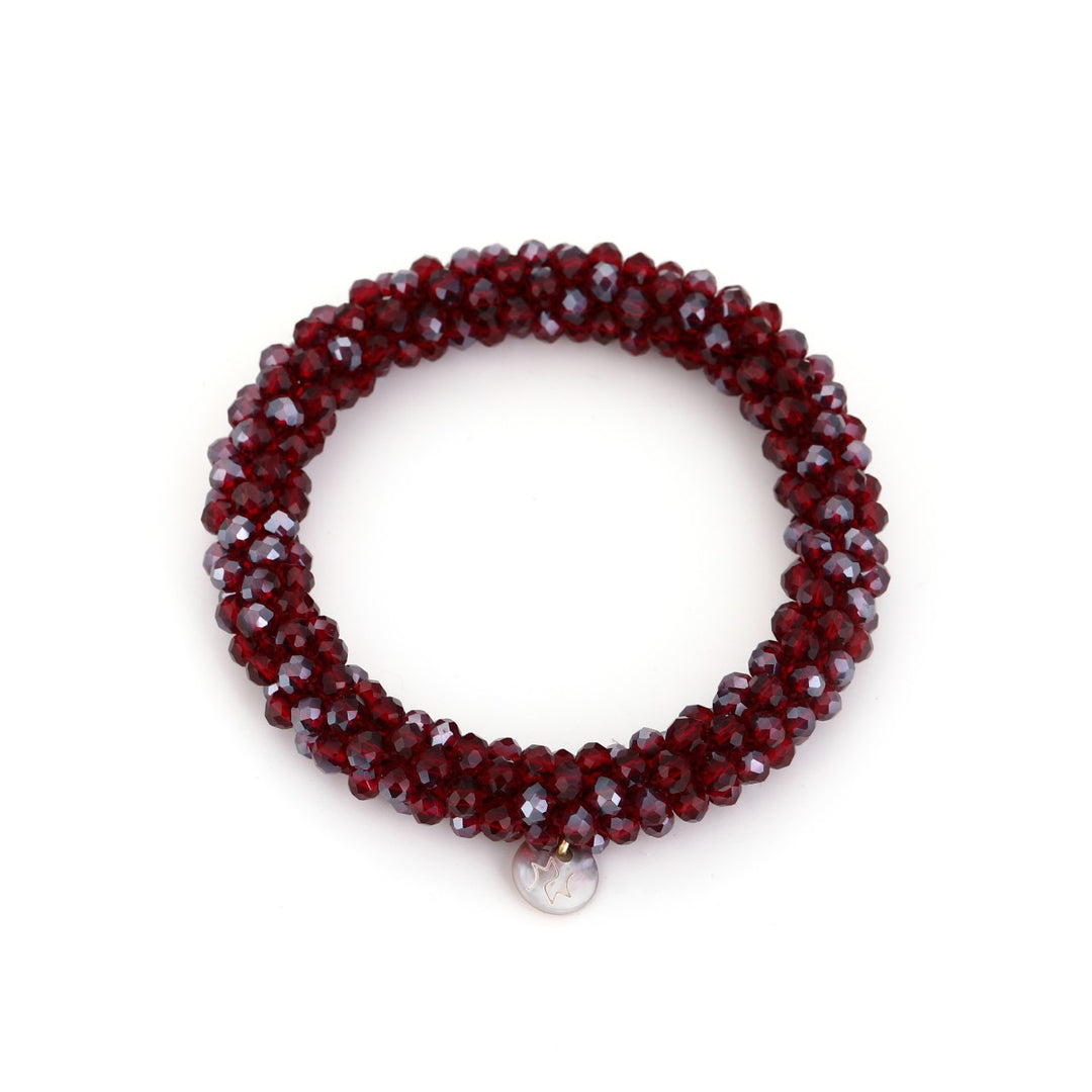 Armband Crystal Diep Rood