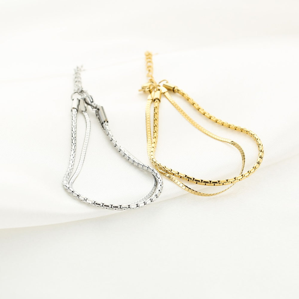 Armband Dubbel Classy Goud