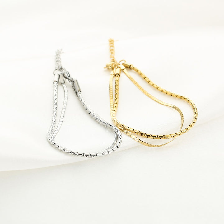 Armband Dubbel Classy Goud