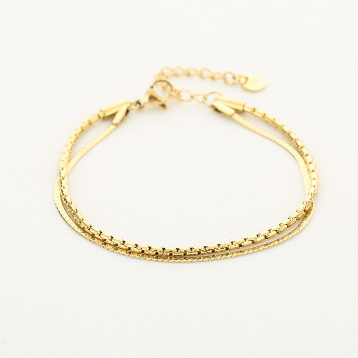 Armband Dubbel Classy Goud