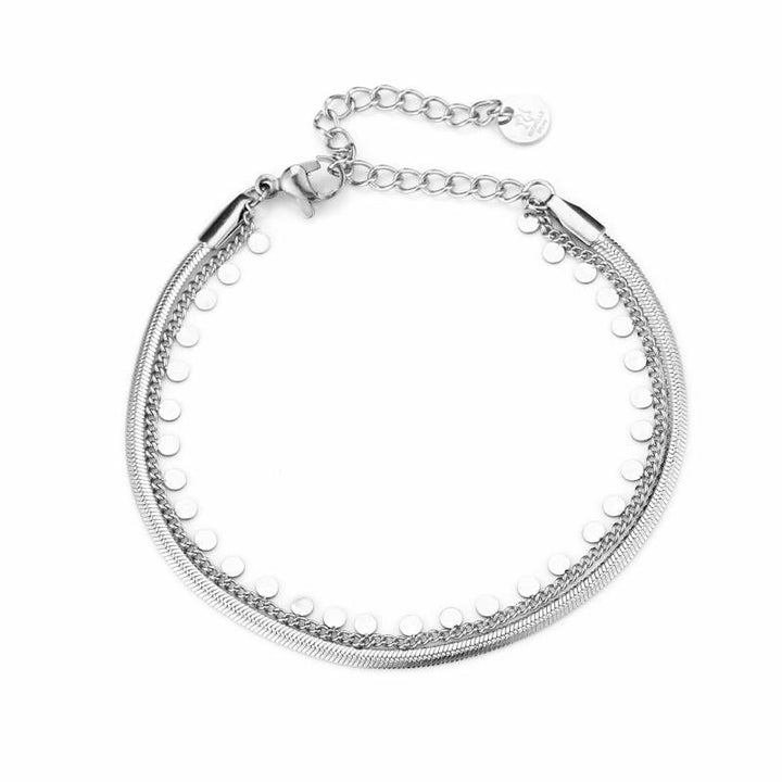 Armband Dubbel Snake Muntjes