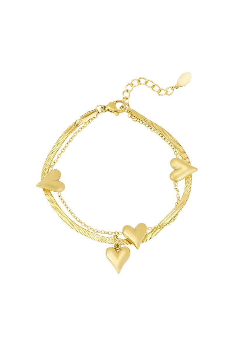 Armband Heart 2 Heart Goud