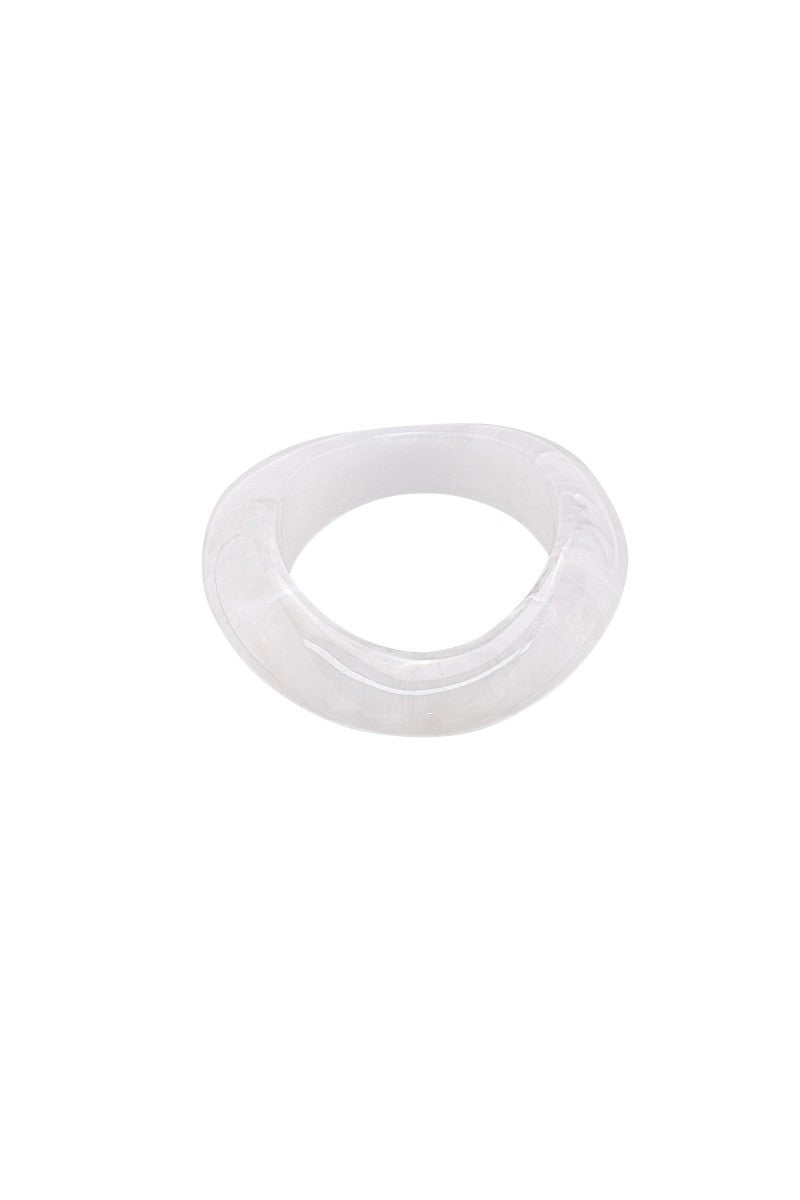Armband Xl Wave Acryl White