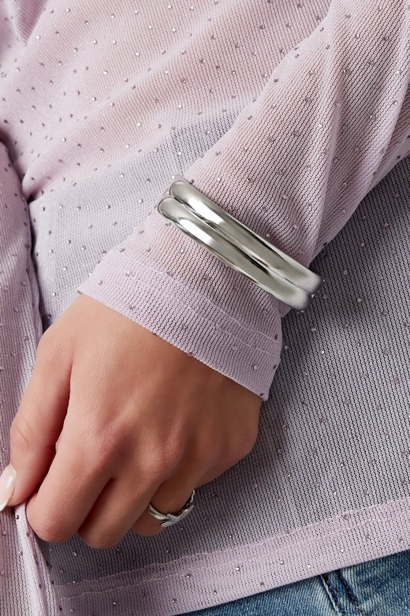 Bangle Double Big Goud