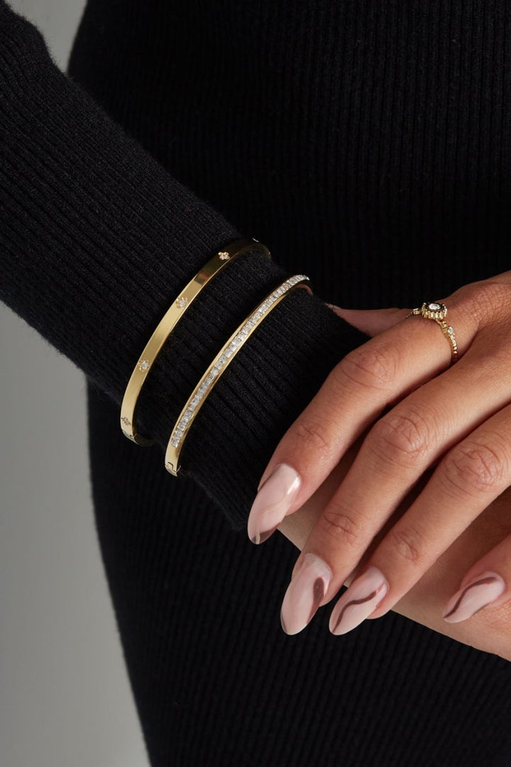 Bangle Stone Gold