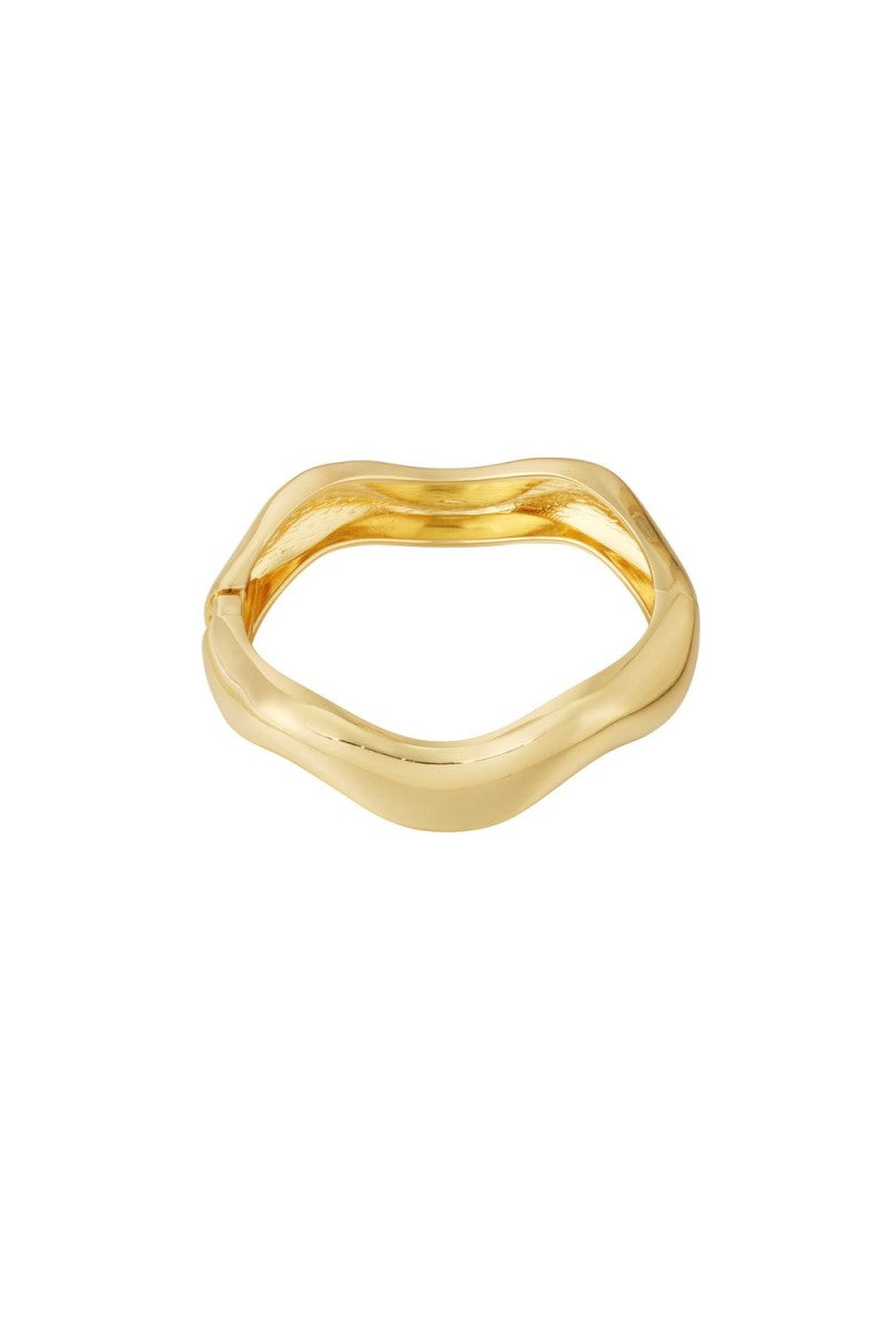 Bangle Wavy Goud