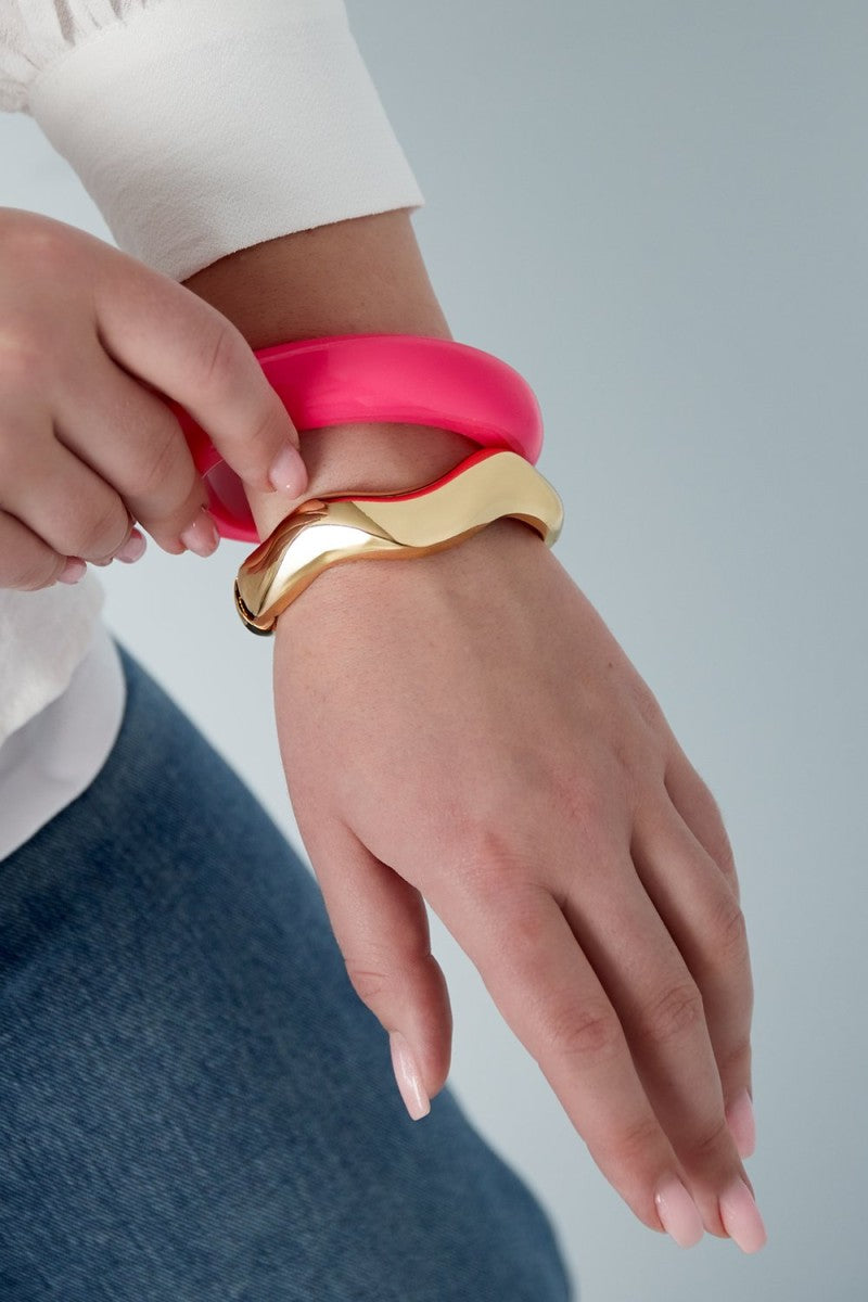 Bangle Wavy Goud