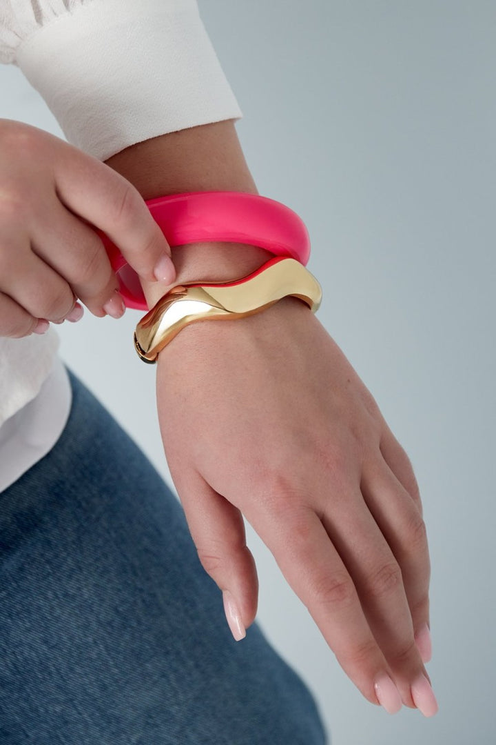 Bangle Wavy Goud