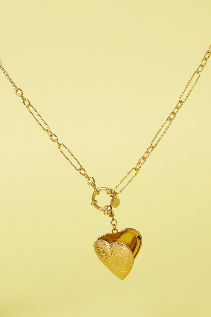 Bedel Hart Bloem Medaillon