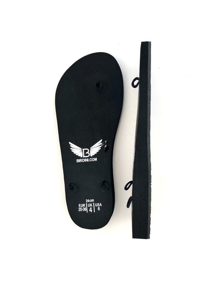 Birdini Basis Slipper Zwart 3 Loop Maat
