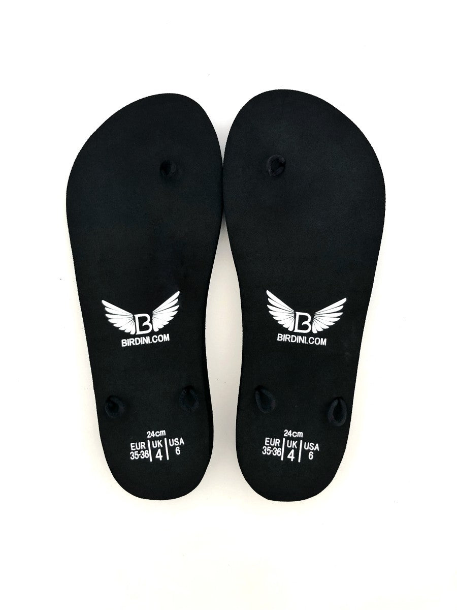 Birdini Basis Slipper Zwart 3 Loop Maat