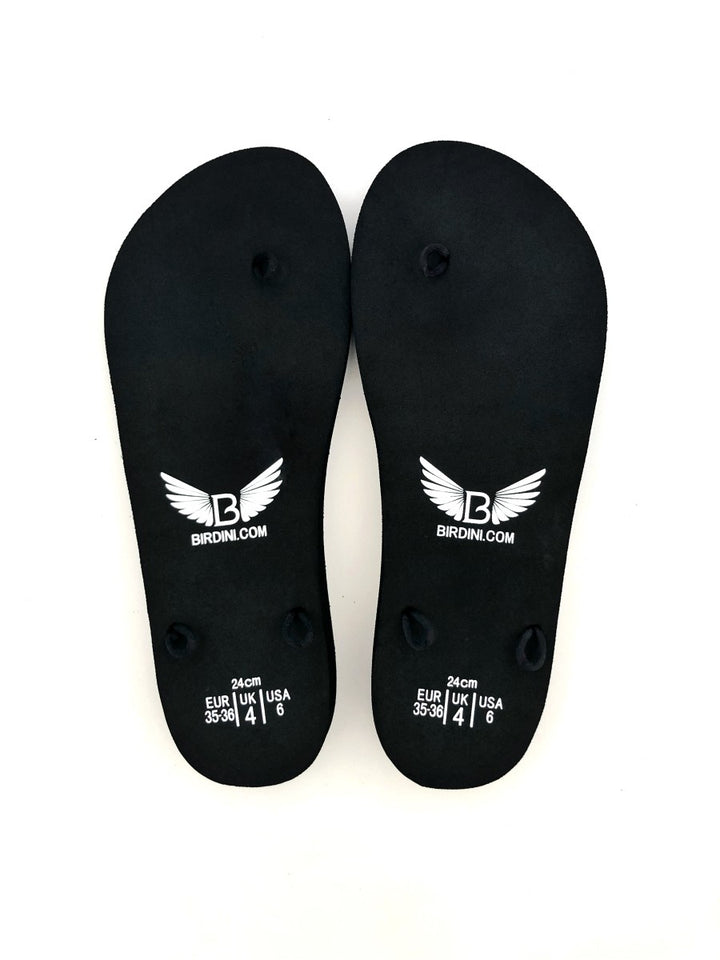 Birdini Basis Slipper Zwart 3 Loop Maat