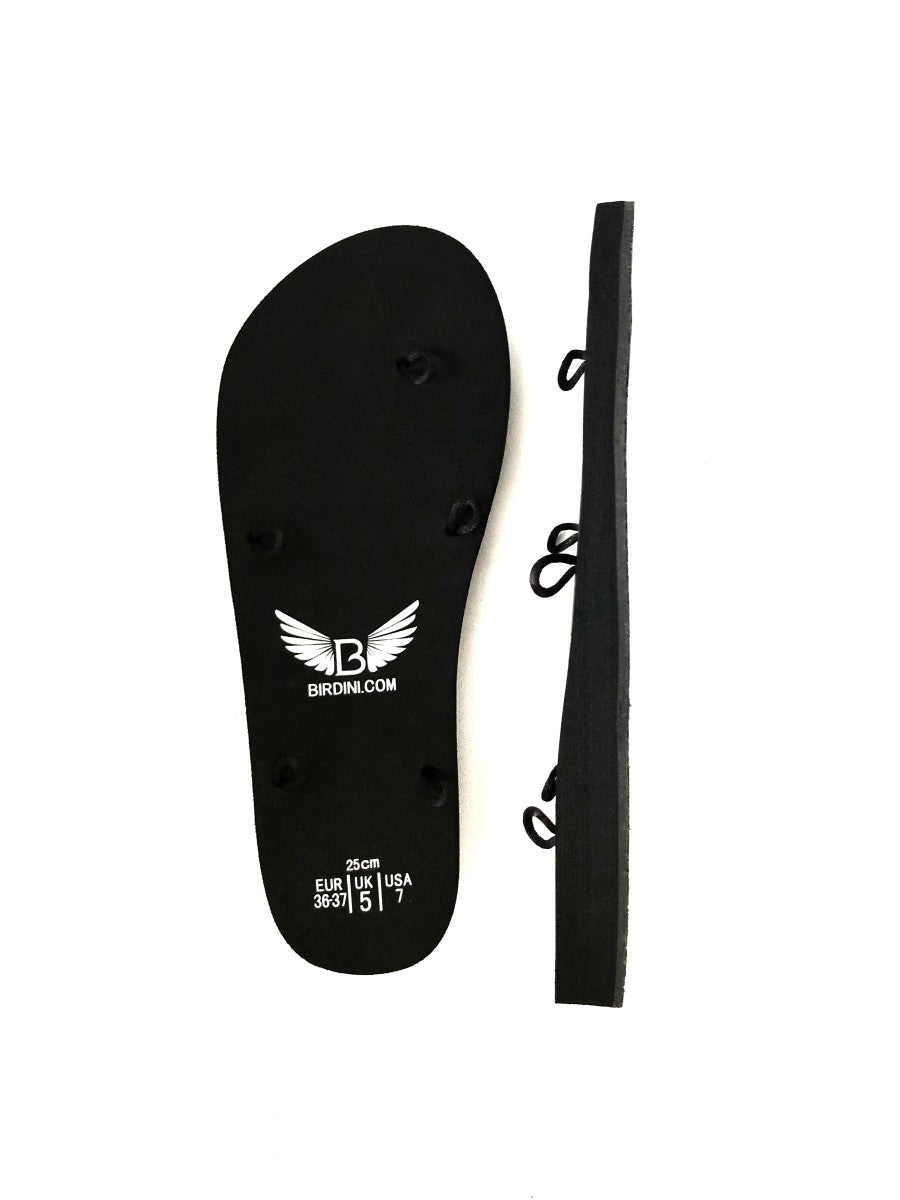 Birdini Basis Slipper Zwart 5 Loop Maat