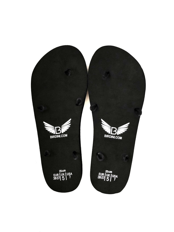Birdini Basis Slipper Zwart 5 Loop Maat