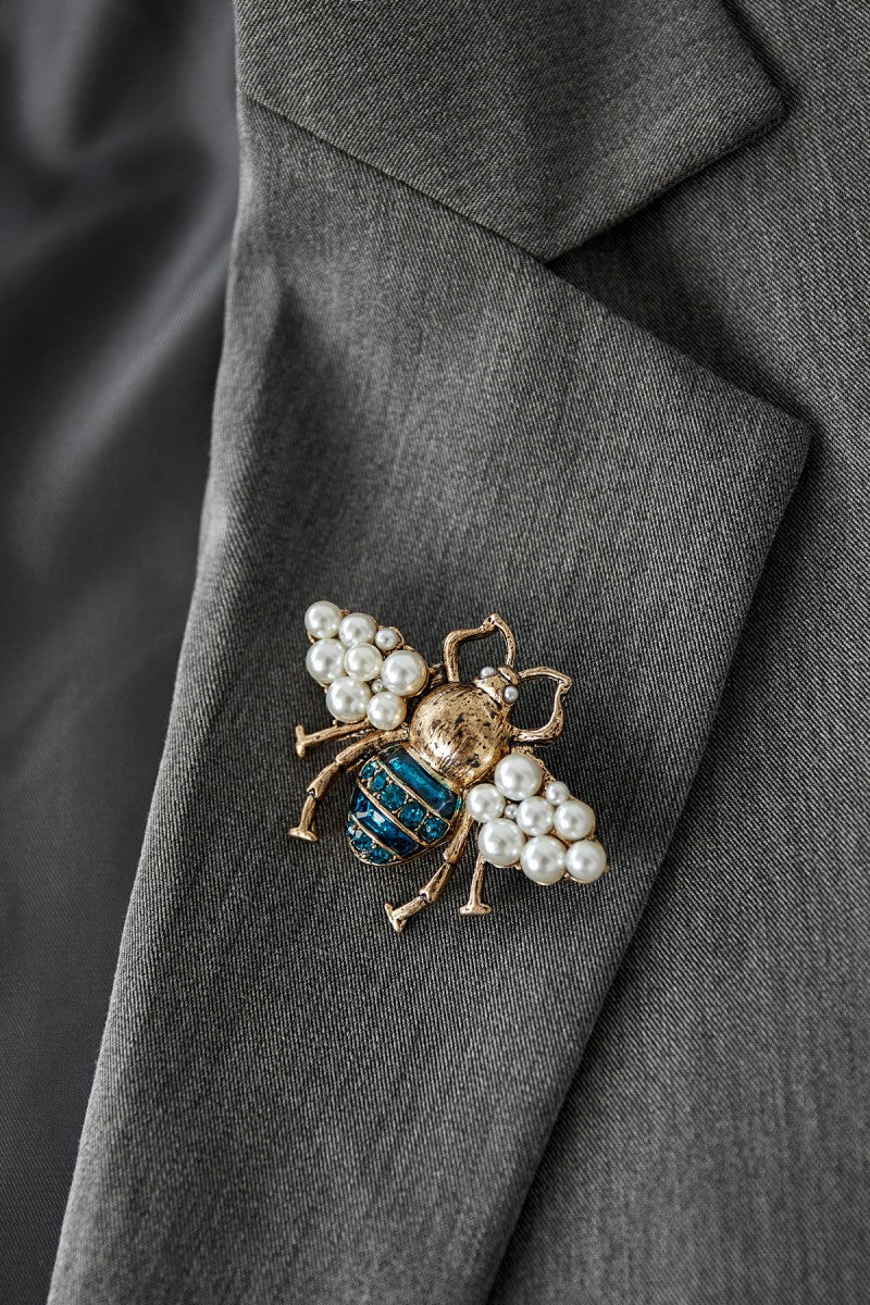 Broche Bee Oranje
