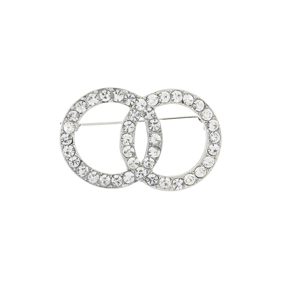 Broche Double Roundy Zirkonia