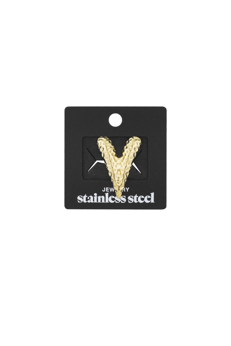 Broche Dunked Heart Goud