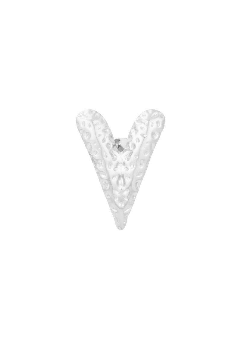 Broche Dunked Heart Zilver