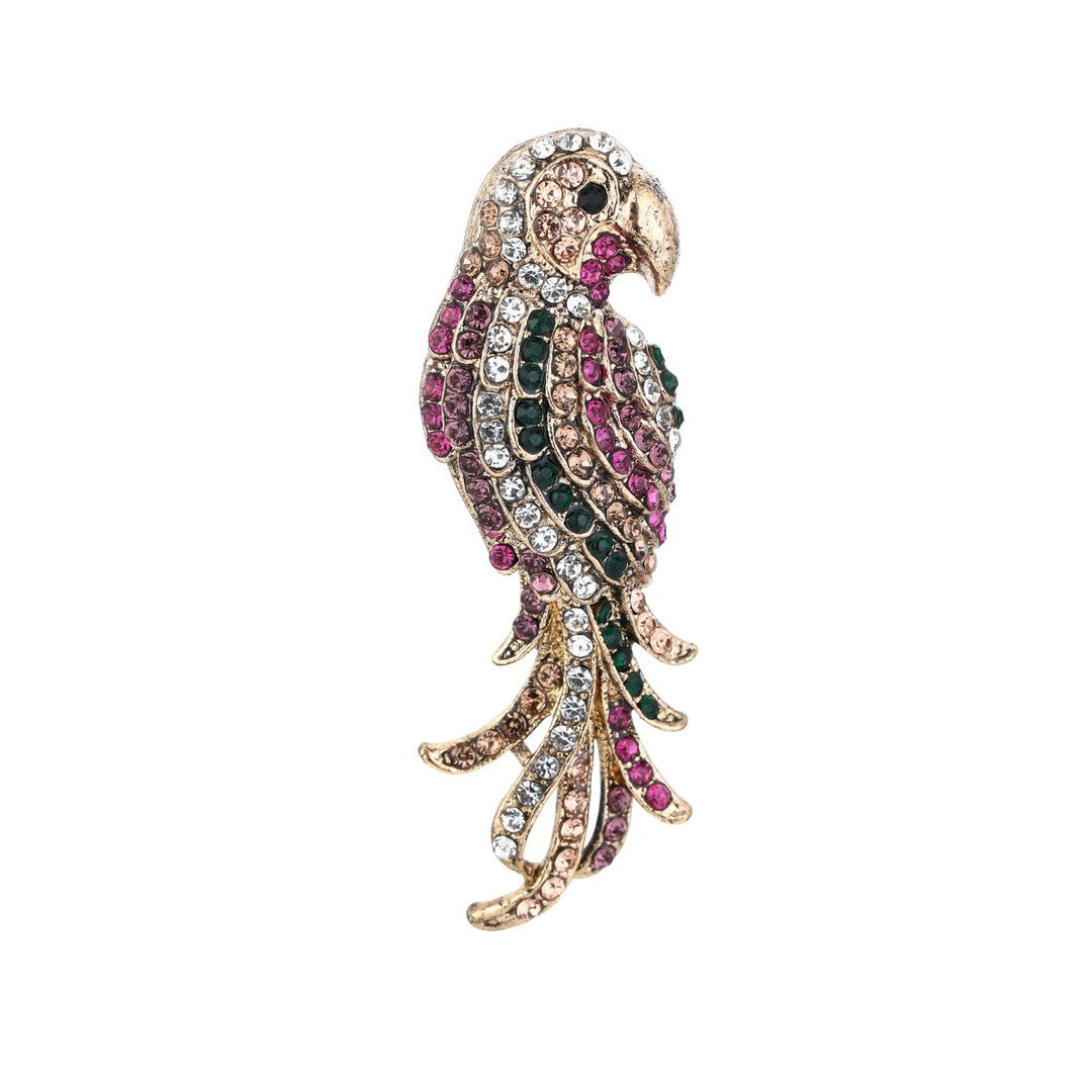 Broche Papegaai Pink