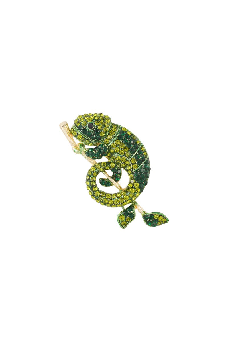 Broche Salamander Groen