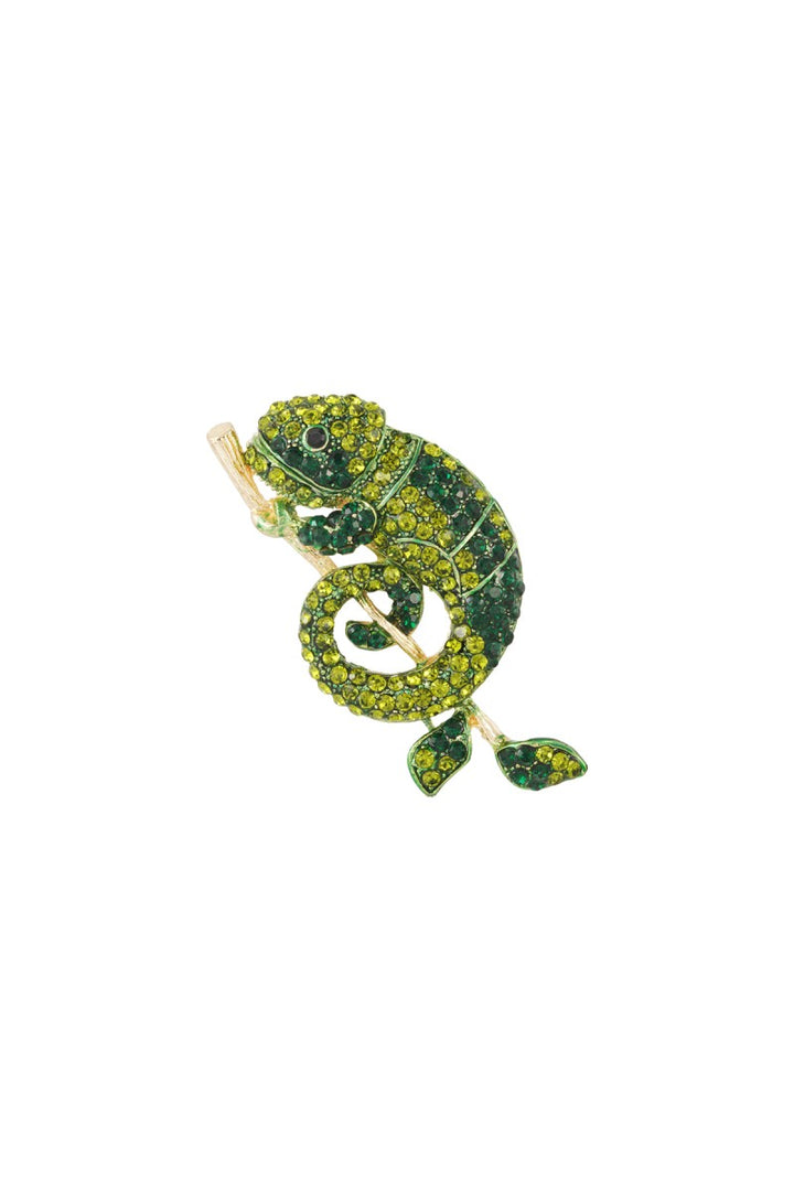 Broche Salamander Groen