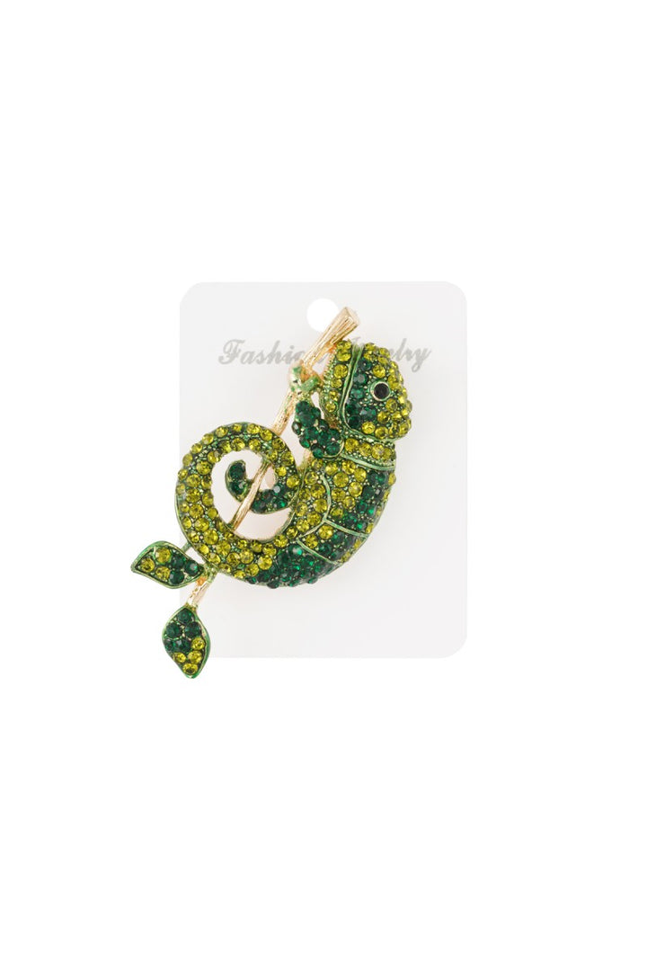 Broche Salamander Groen