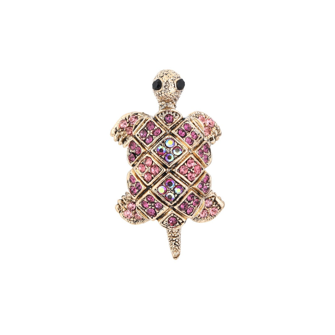 Broche Schildpad Roze