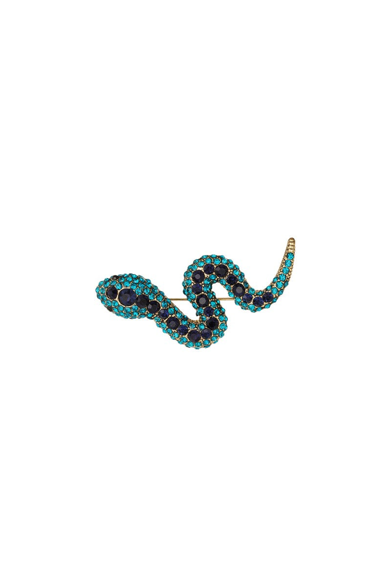 Broche Snake Blauw