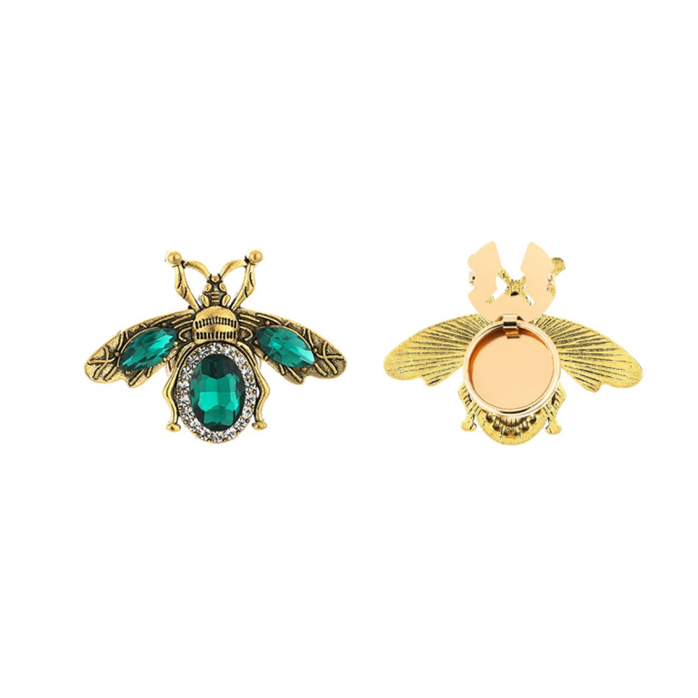 Button Cover Knoop Clip Bee Green