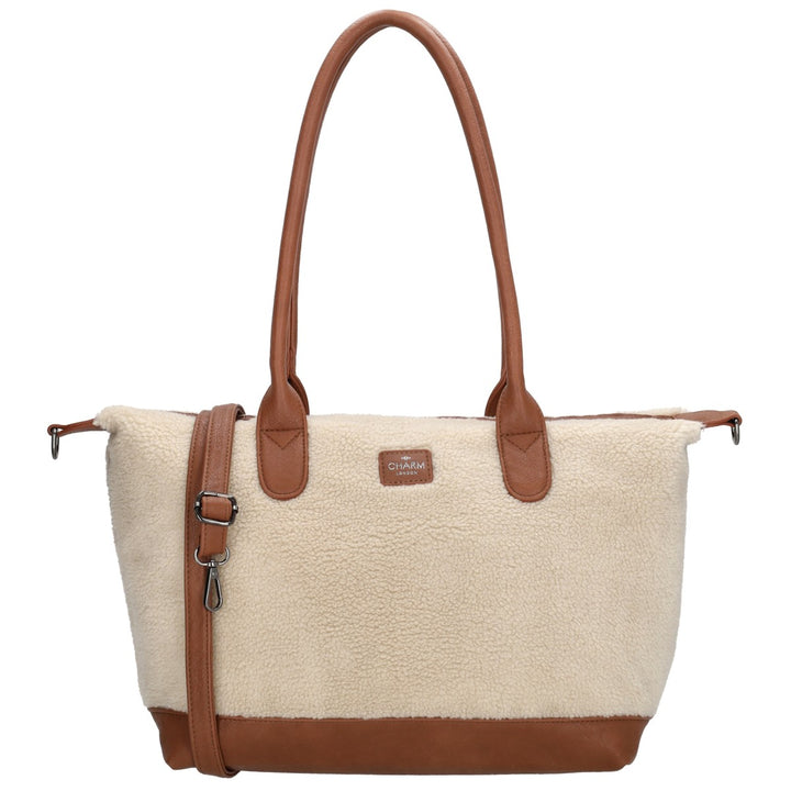 Charm London Buckingham Shopper Teddy Beige