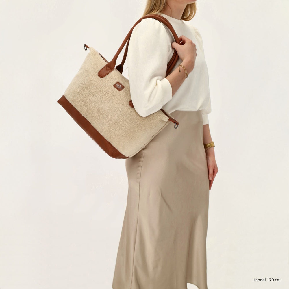 Charm London Buckingham Shopper Teddy Beige