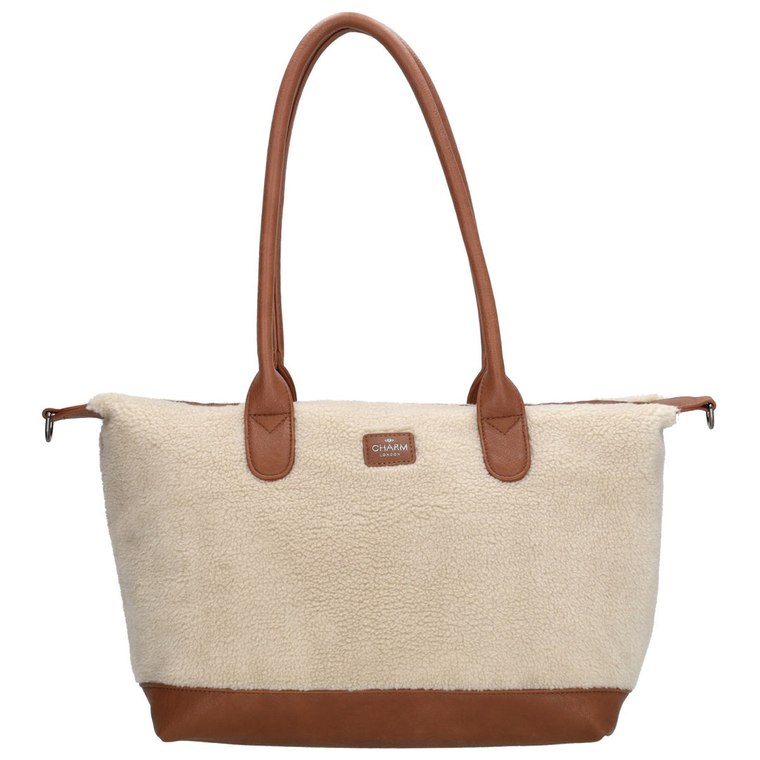 Charm London Buckingham Shopper Teddy Beige
