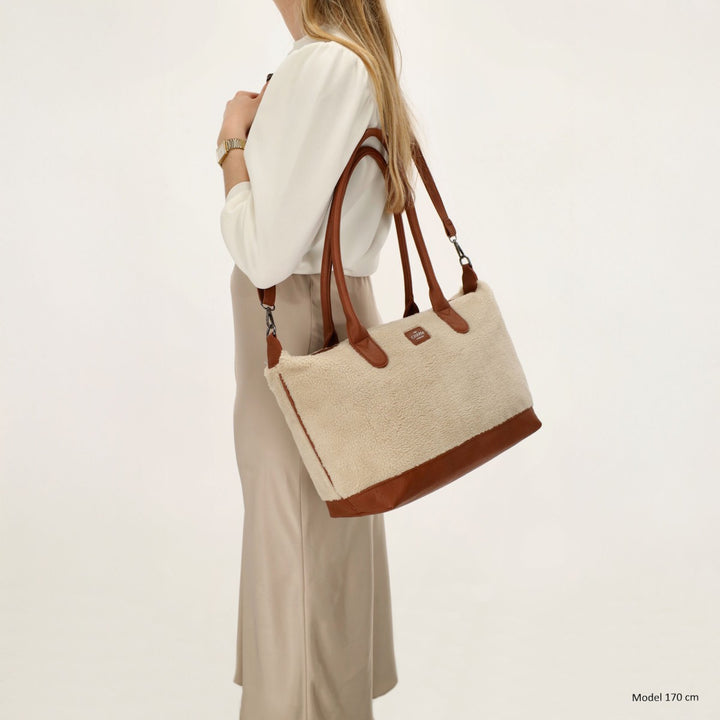 Charm London Buckingham Shopper Teddy Beige
