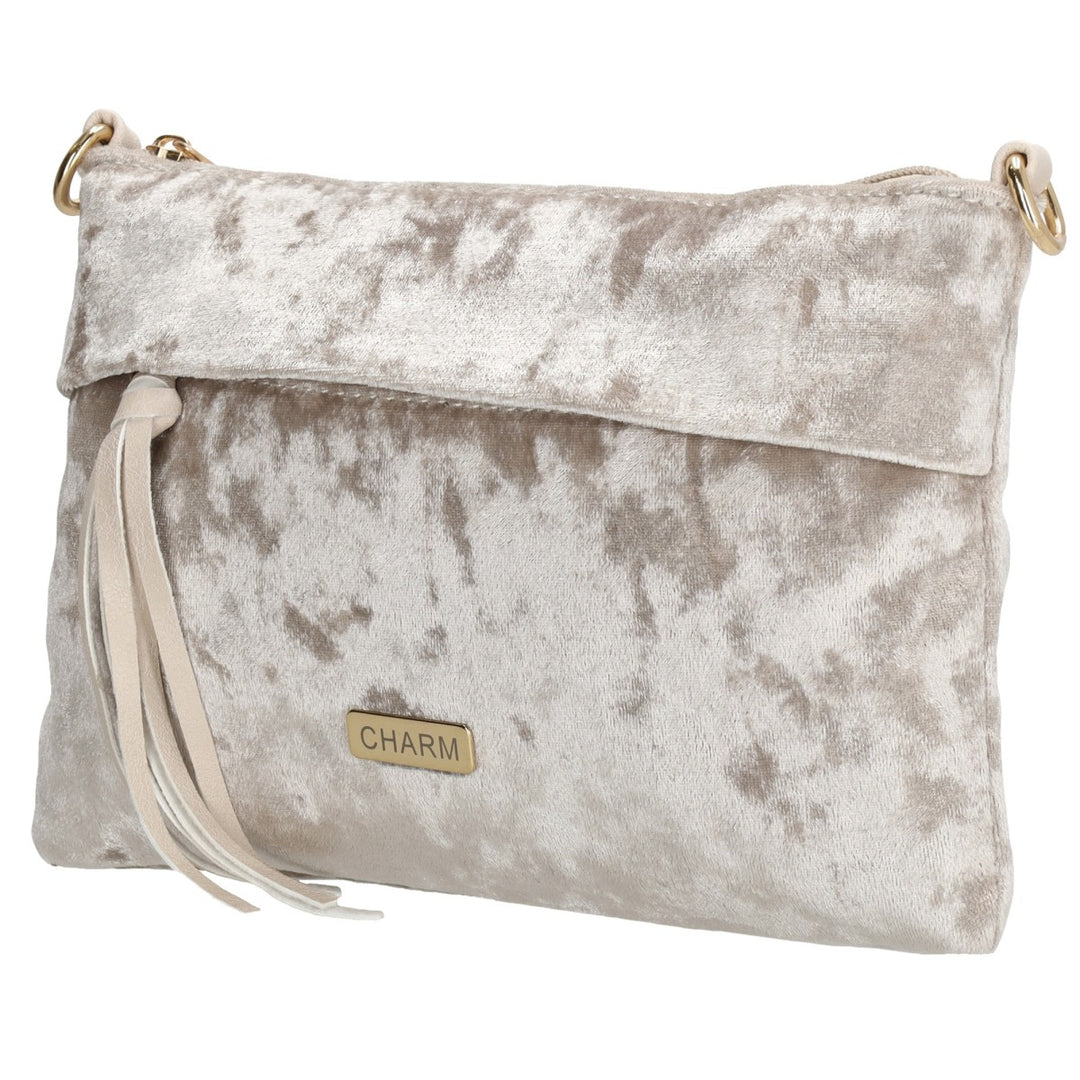 Charm London Velvet Schoudertas Square