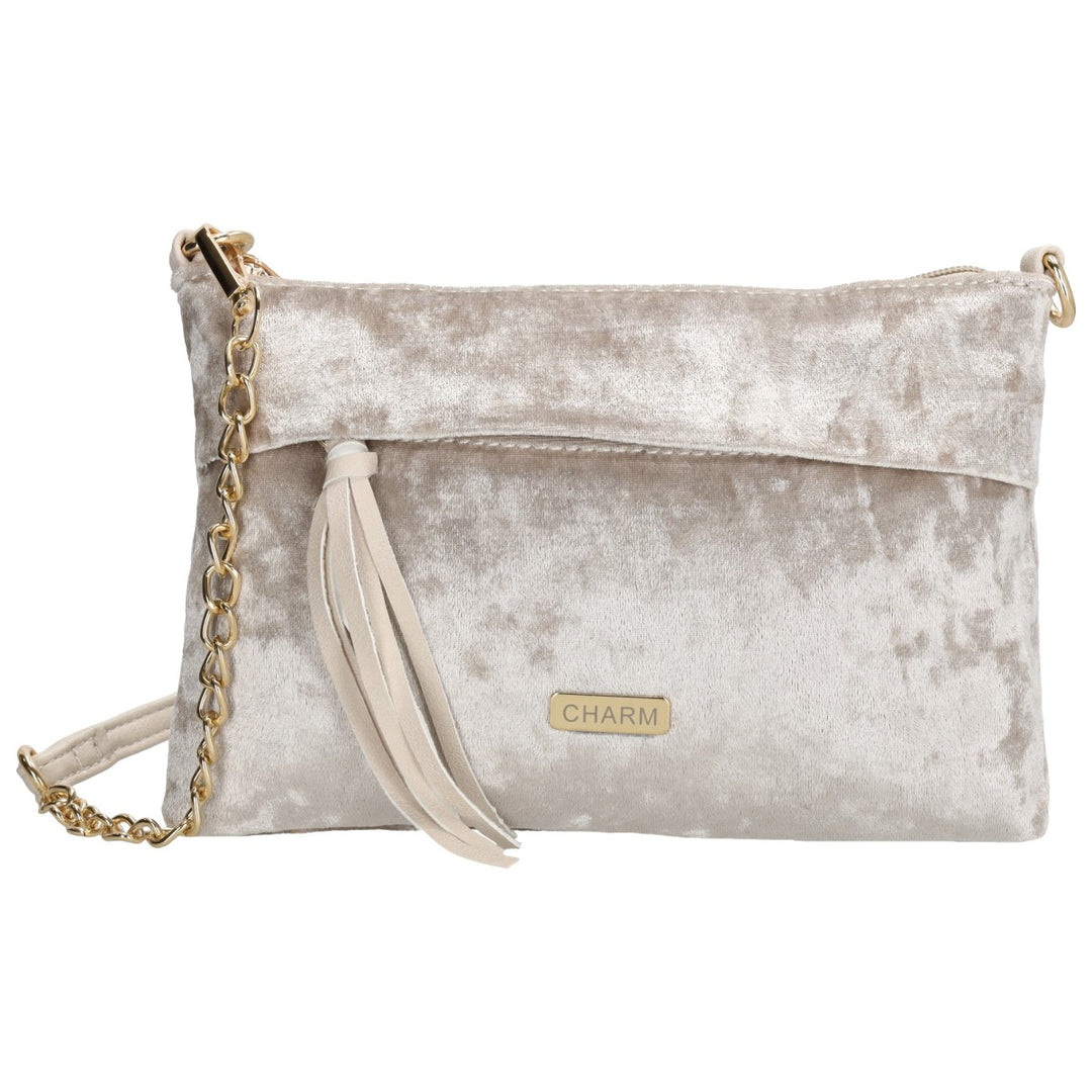 Charm London Velvet Schoudertas Square