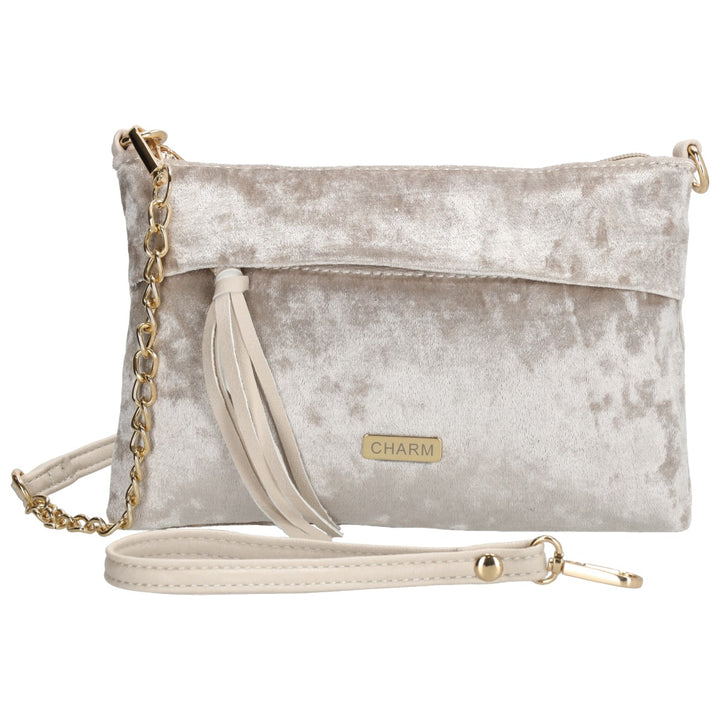 Charm London Velvet Schoudertas Square