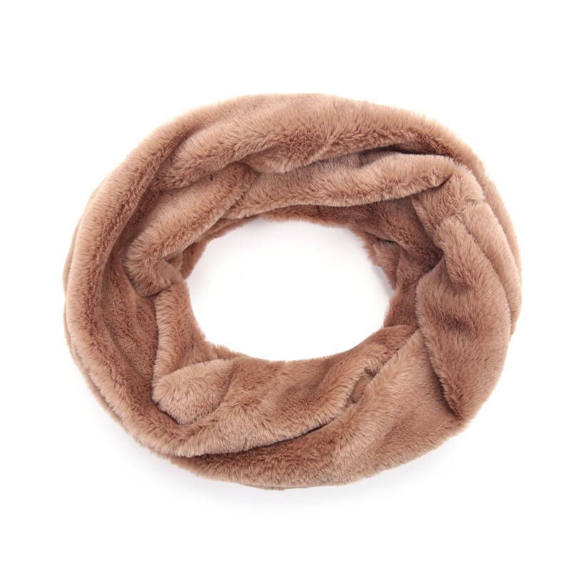 Col Sjaal Fluffy Khaki