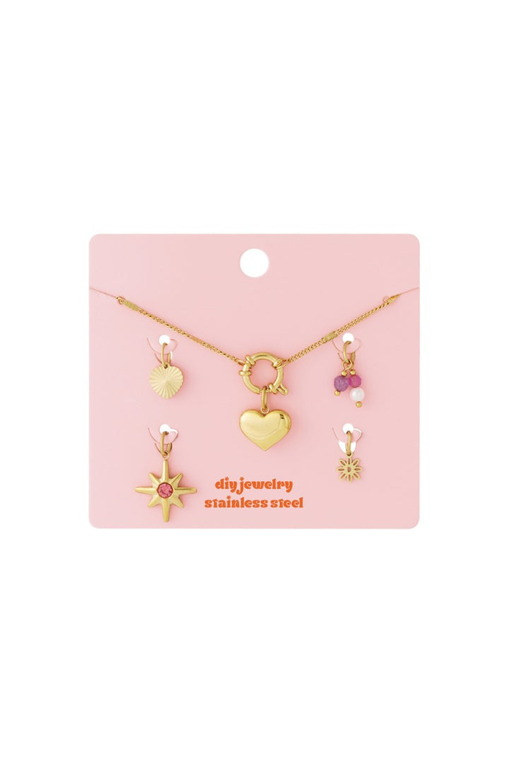 Diy Mini Heart Ketting