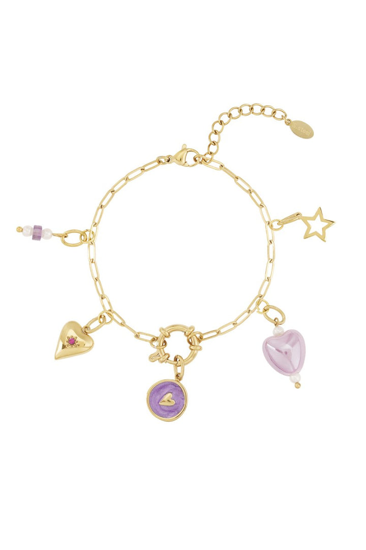 Diy Purple Heart Armband