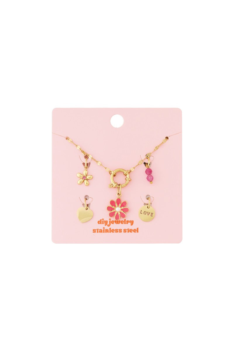 Diy Summer Flower Ketting