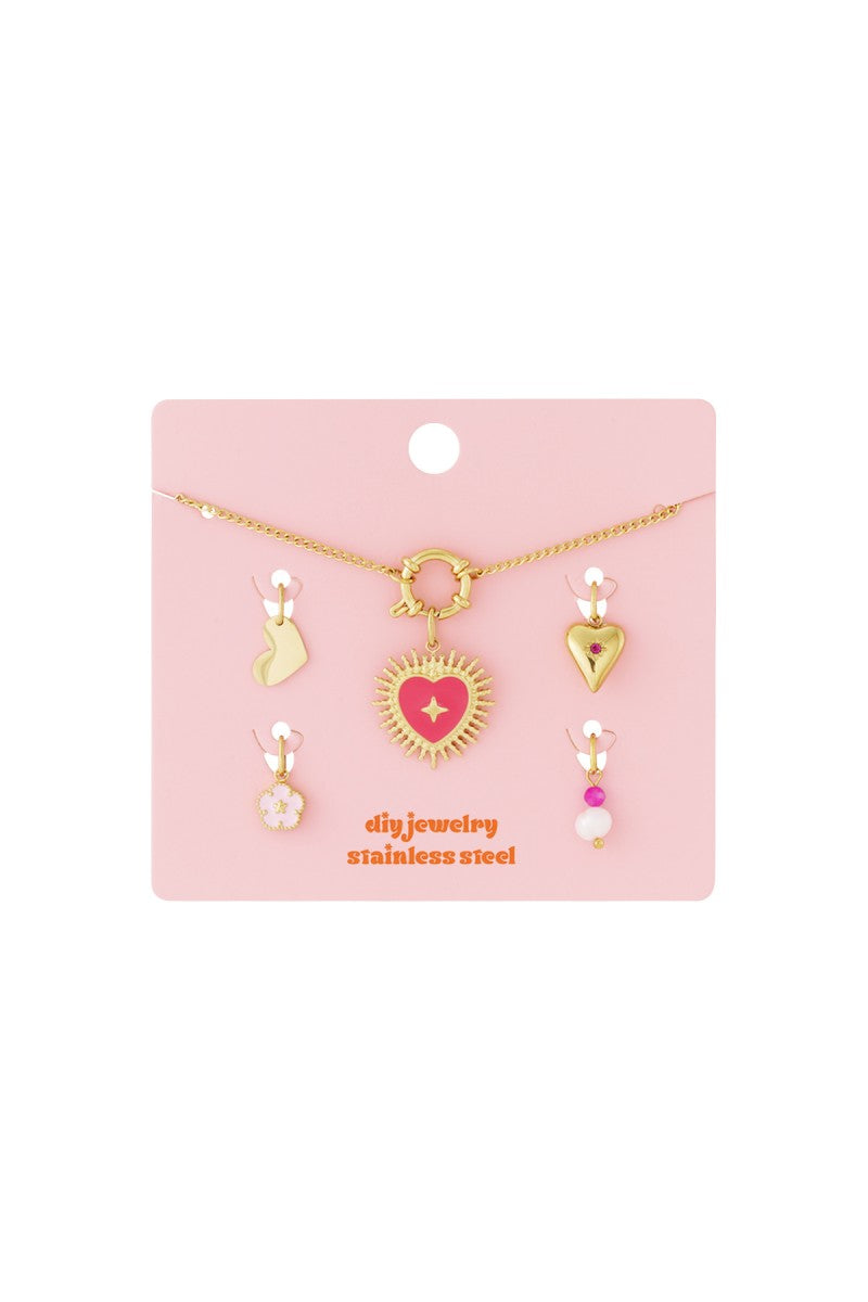 Diy Sun Heart Ketting