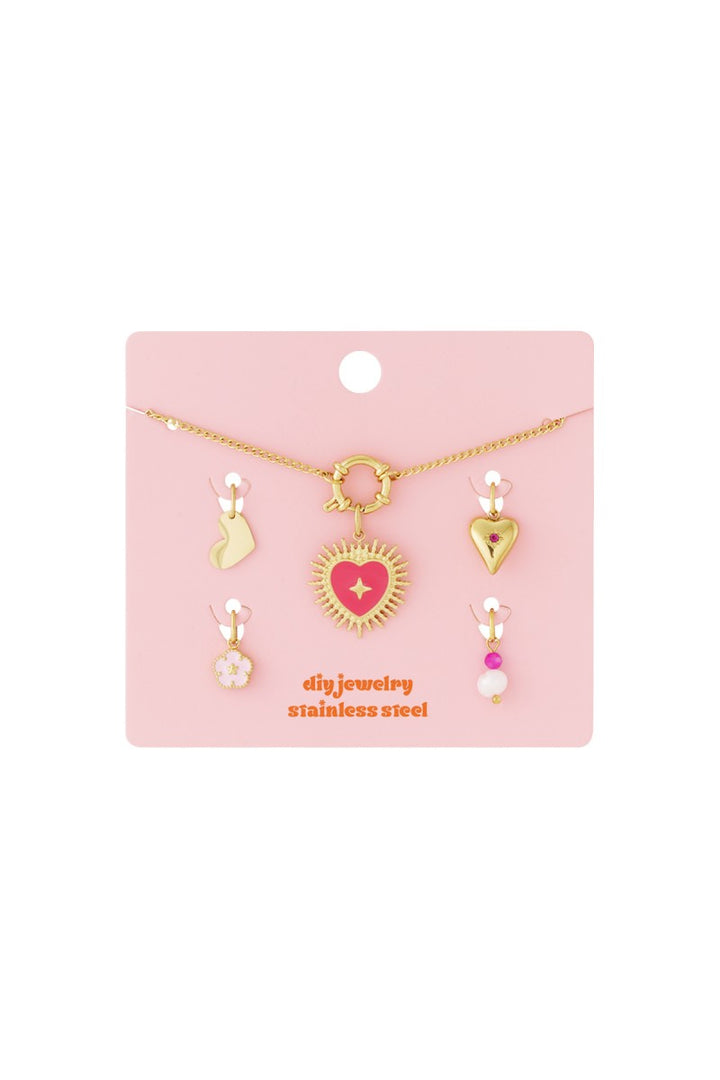 Diy Sun Heart Ketting