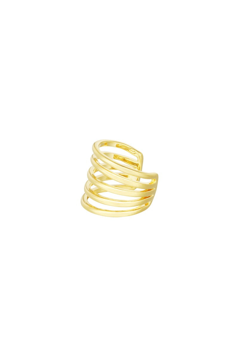 Earcuff Layered Luxe Goud