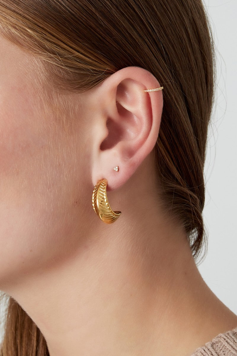 Earcuff Sparkle Goud