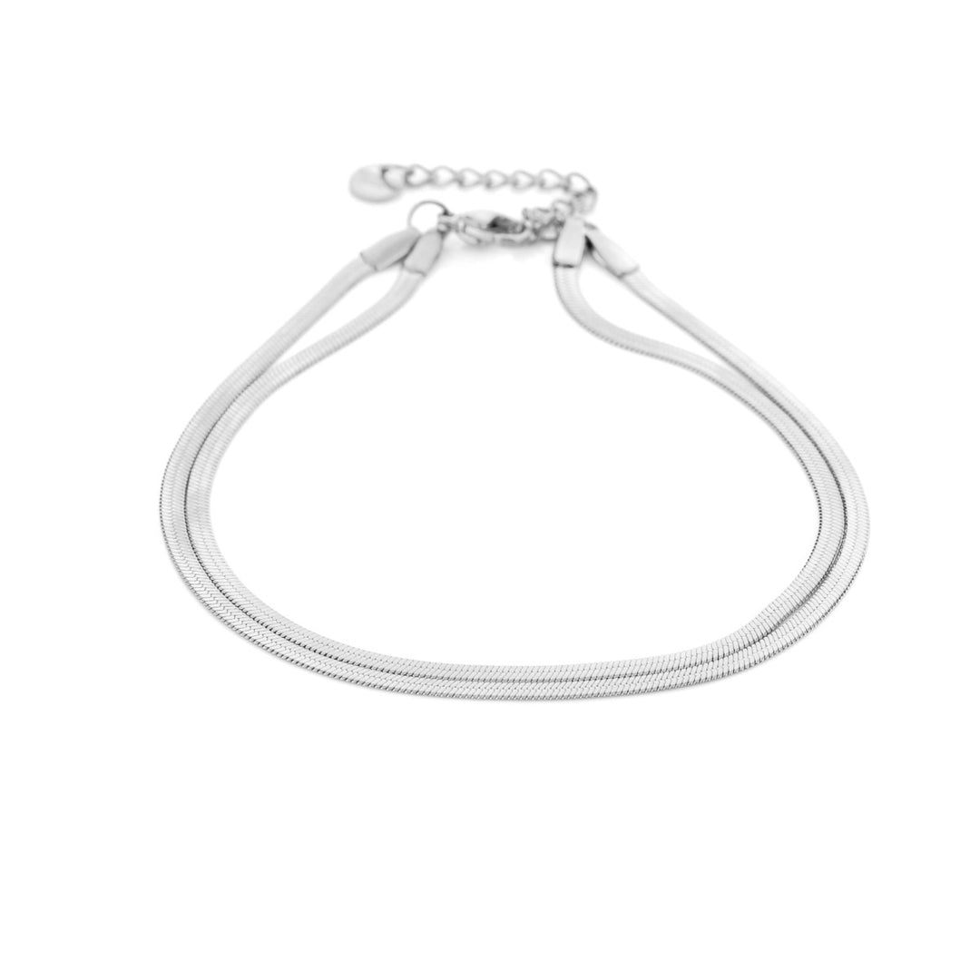 Enkelbandje | Double Snake Chain